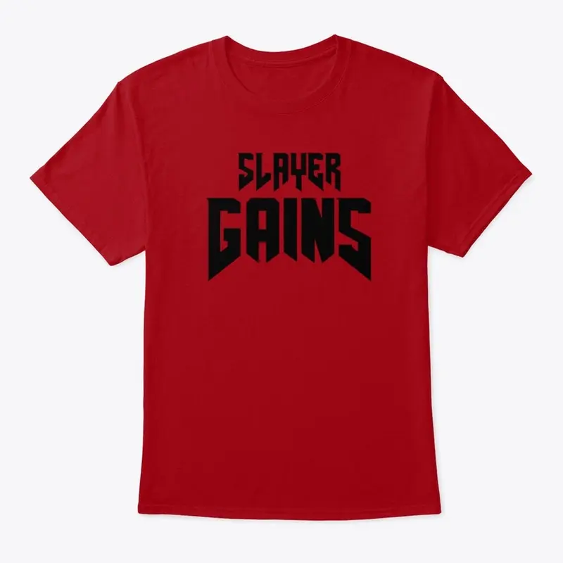 Slayer Gains T-Shirt (Red/Black)