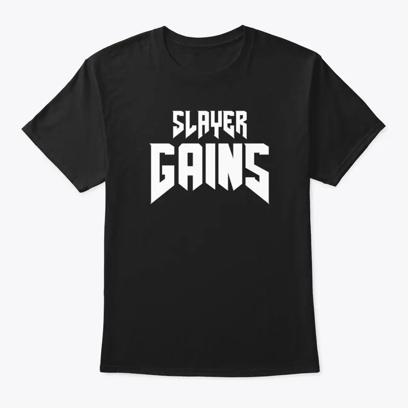 Slayer Gains T-Shirt (Black/White)